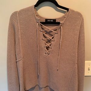 V-Neck Tie Sweater Tobi